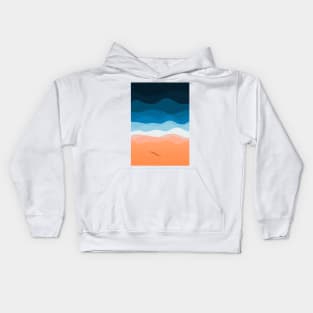 Lone Surfer Kids Hoodie